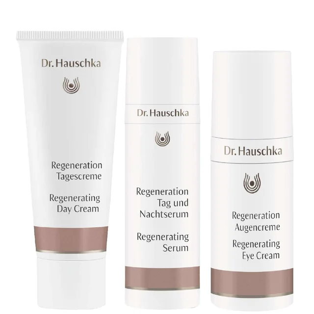 Dr. Hauschka Bundles Trio: Regenerating Day Cream 40ml, Regenerating Serum 30ml & Regenerating Eye Cream 15ml