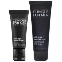 Clinique Duo: Mens Anti-Age Eye Cream 15ml / 0.5 fl.oz. & Anti-Age Moisturizer 100ml / 3.4 fl.oz. - undefined undefined
