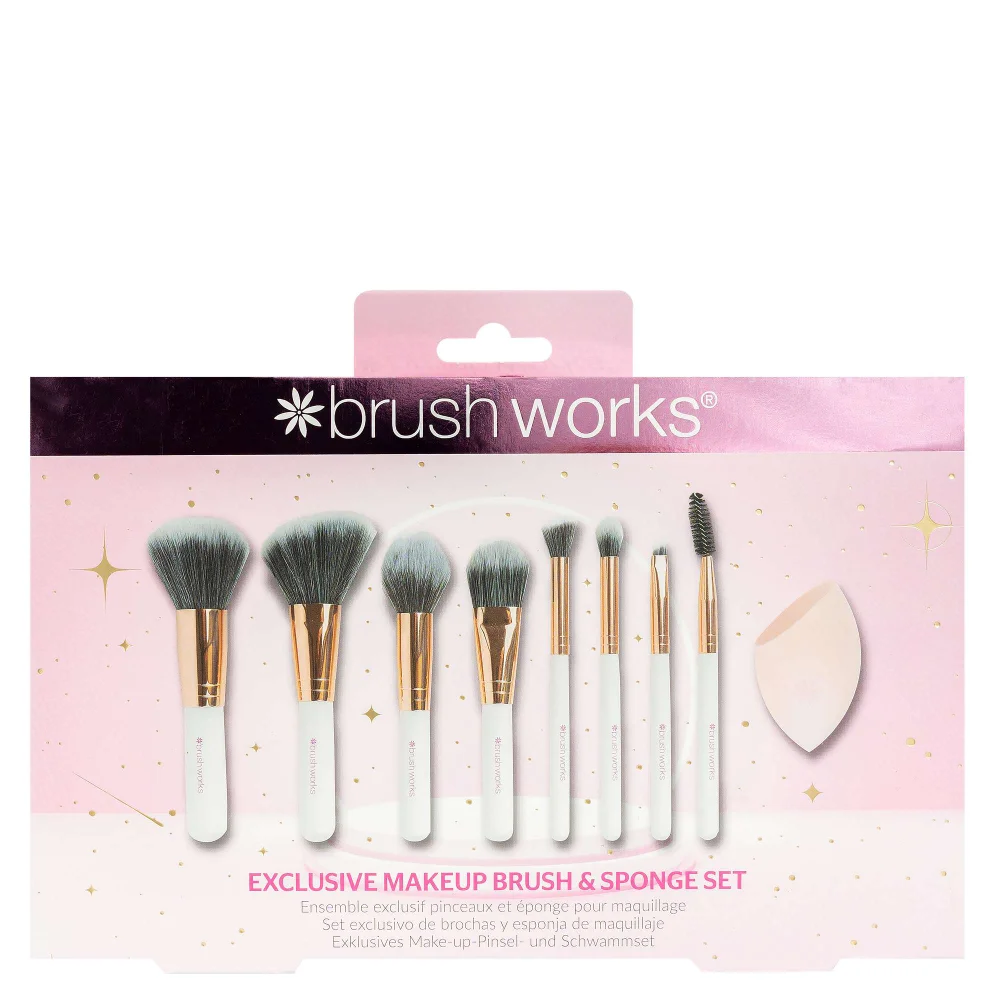 Brushworks Gifts & Sets Exclusive Makeup Brush and Sponge Set (Worth £24.99) Image 1