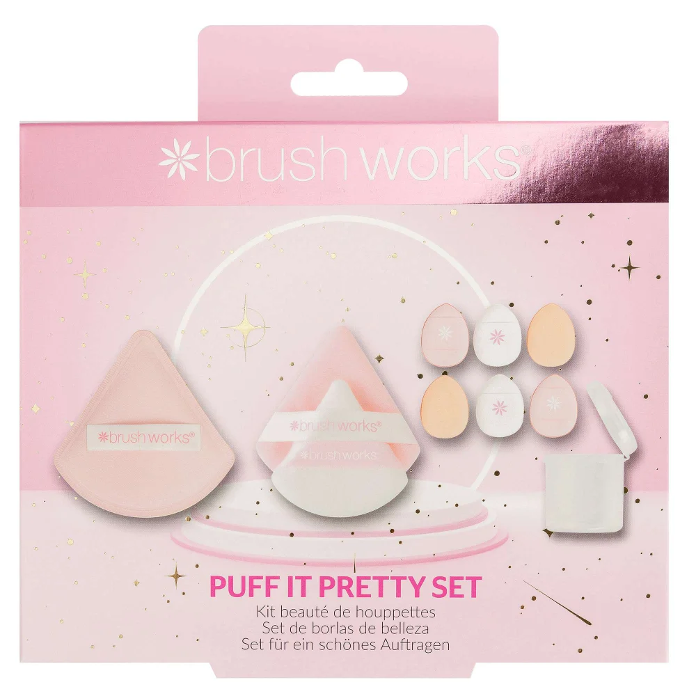 Brushworks Puff It Pretty Set (Worth £14.99) Image 1