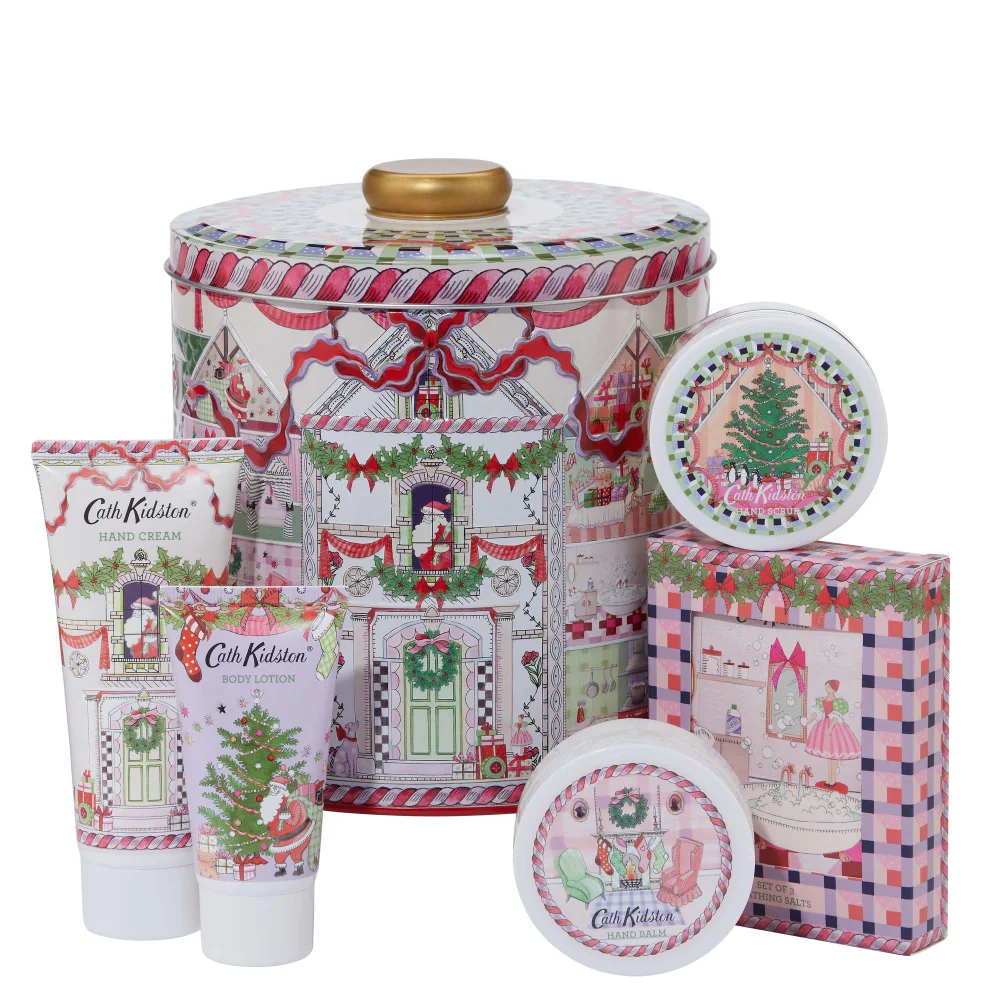 Cath Kidston Christmas 2024 A Doll's House Body Treats Tin Image 1