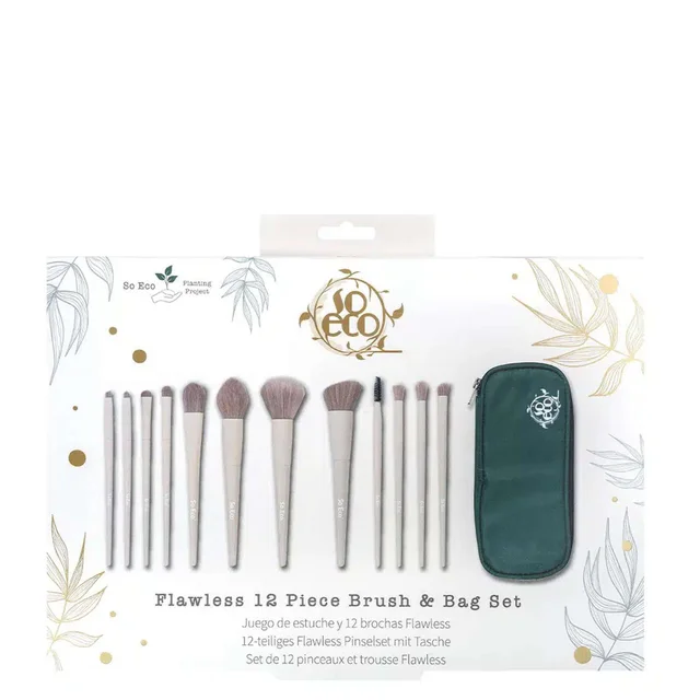 So Eco Set Flawless 12 Piece Brush & Bag