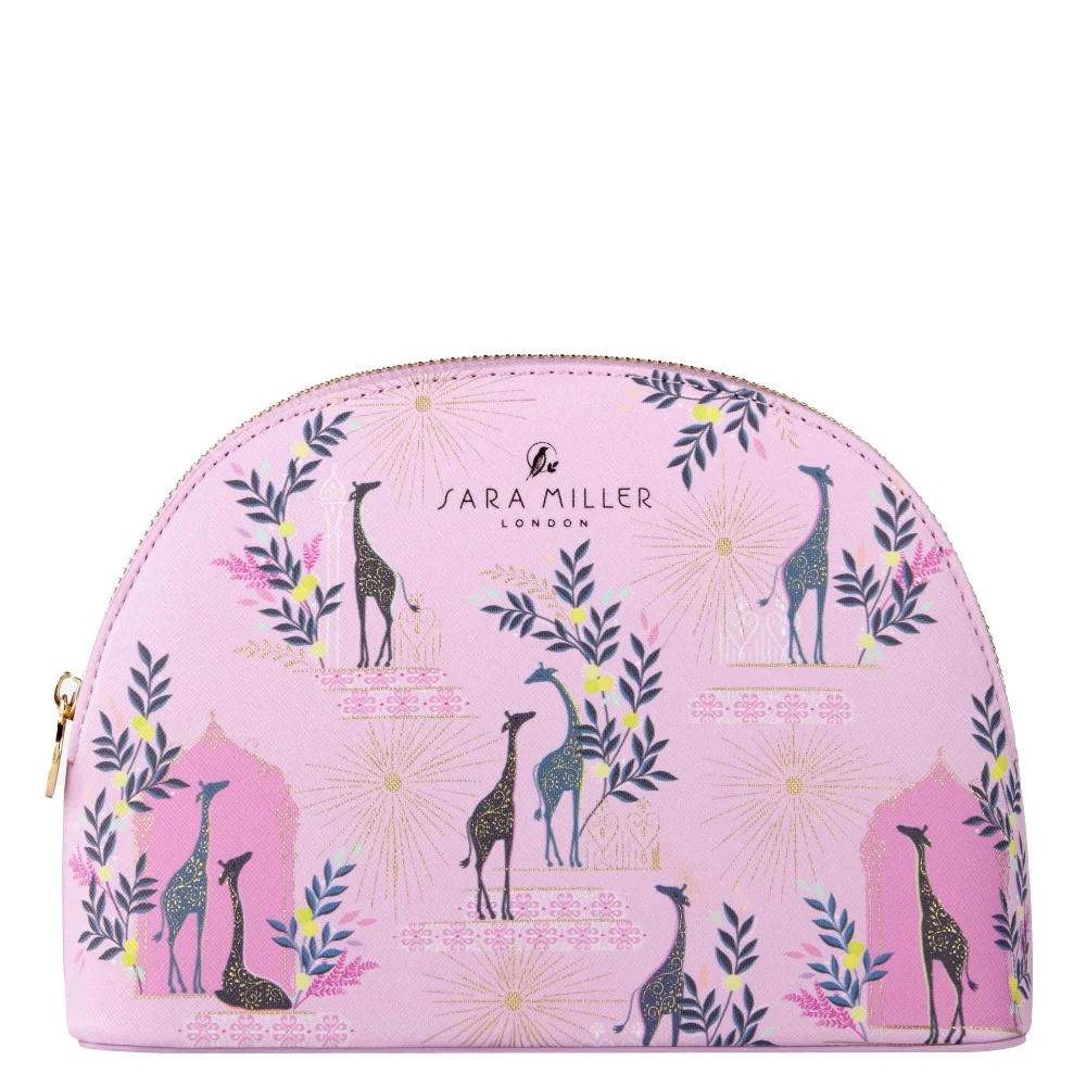 Sara Miller London Savannah Medium Cosmetic Bag Pink Image 1