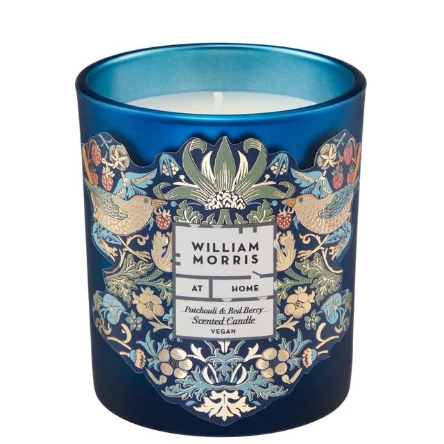 William Morris At Home Gifts & Sets Strawberry Thief Red Berry & Patchouli Scented Candle 180g