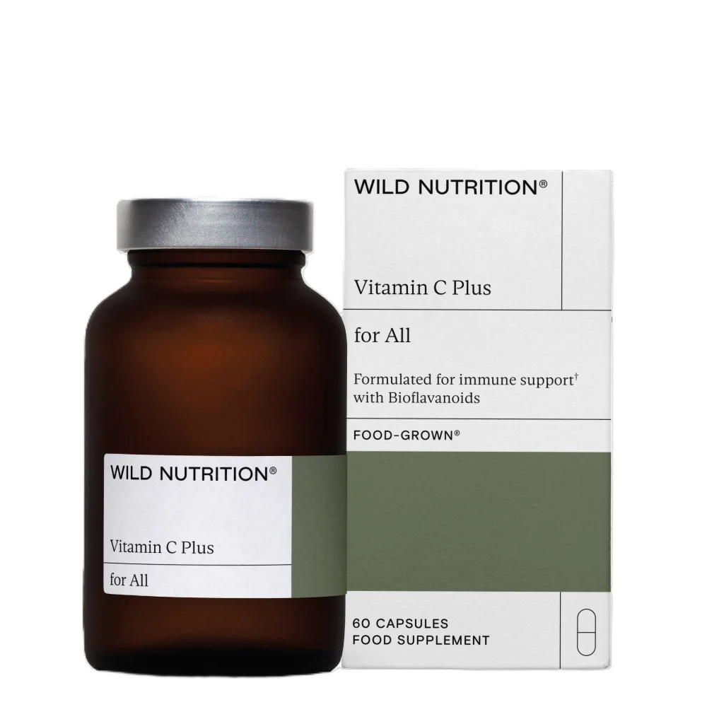 Wild Nutrition Supplements Food-Grown® Vitamin C Plus Capsules x 60 Image 1