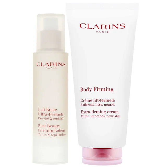 Clarins Bundles Duo: Bust Beauty Firming Lotion 50ml / 1.7 oz. & Body Firming Extra-Firming Cream 200ml / 6.8 oz.
