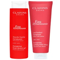 Clarins Duo: Eau Dynamisante Energizing Fresh Shower Gel 200ml & Energizing Melting Body Lotion 200ml - undefined undefined