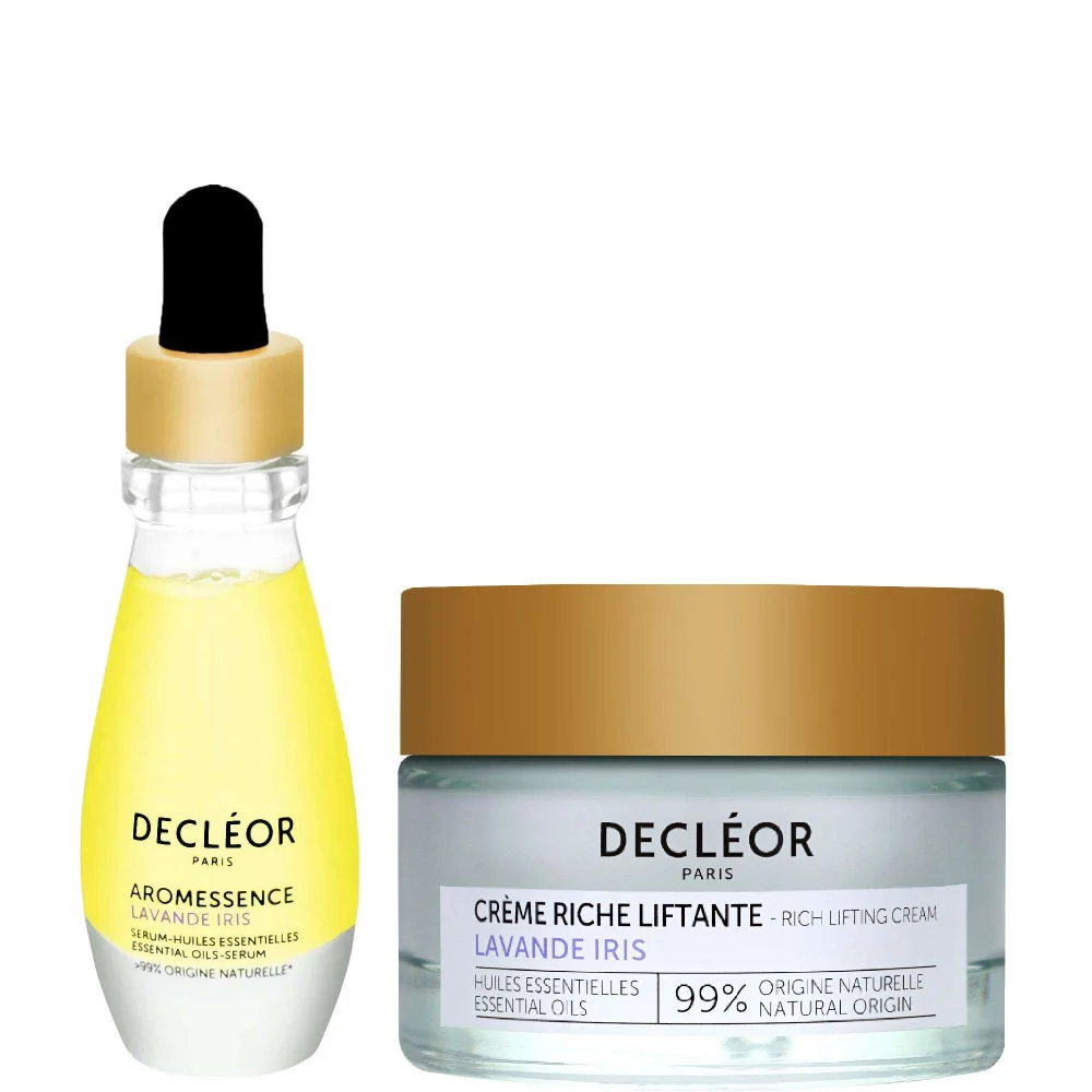 Decléor Duo: Lavender Iris Aromessence Serum 15ml & Lifting Rich Cream 50ml Image 1
