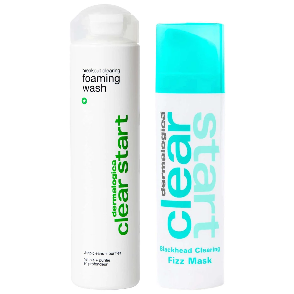 Dermalogica Duo: Dermalogica Clear Start Foaming Wash 295ml & Fizz Mask 50ml Image 1