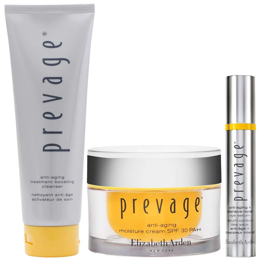 Elizabeth Arden Trio: Prevage Anti-aging Moisture Cream SPF30 50ml, Boosting Cleanser 125ml & Eye Serum 15ml Image 1