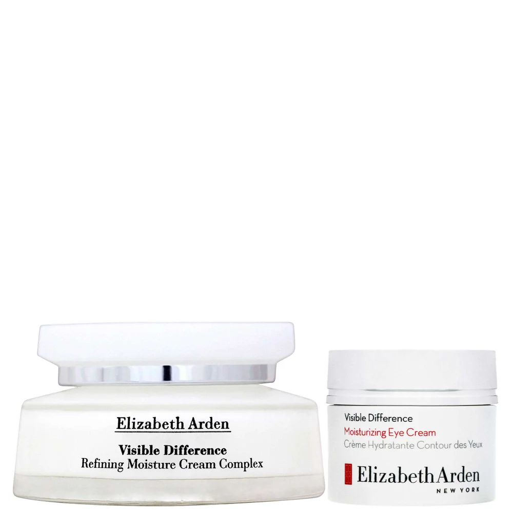 Elizabeth Arden Duo: Visible Difference Moisture Cream 75ml / 2.5 fl.oz. & Eye Cream 15ml / 0.5 fl.oz. Image 1