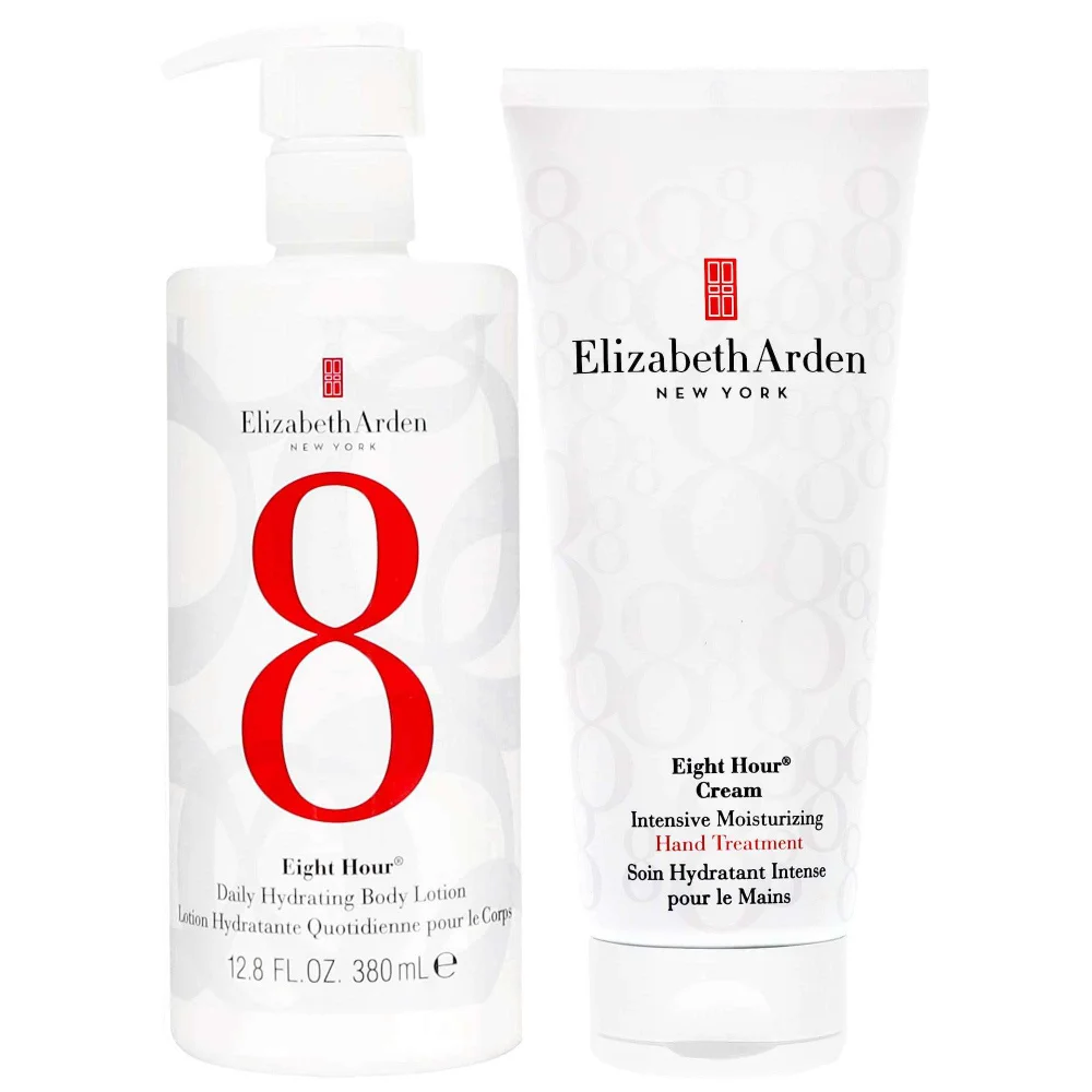Elizabeth Arden Duo: Eight Hour Daily Body Lotion 380ml / 12.8 fl.oz. & Hand Treatment 200ml Image 1