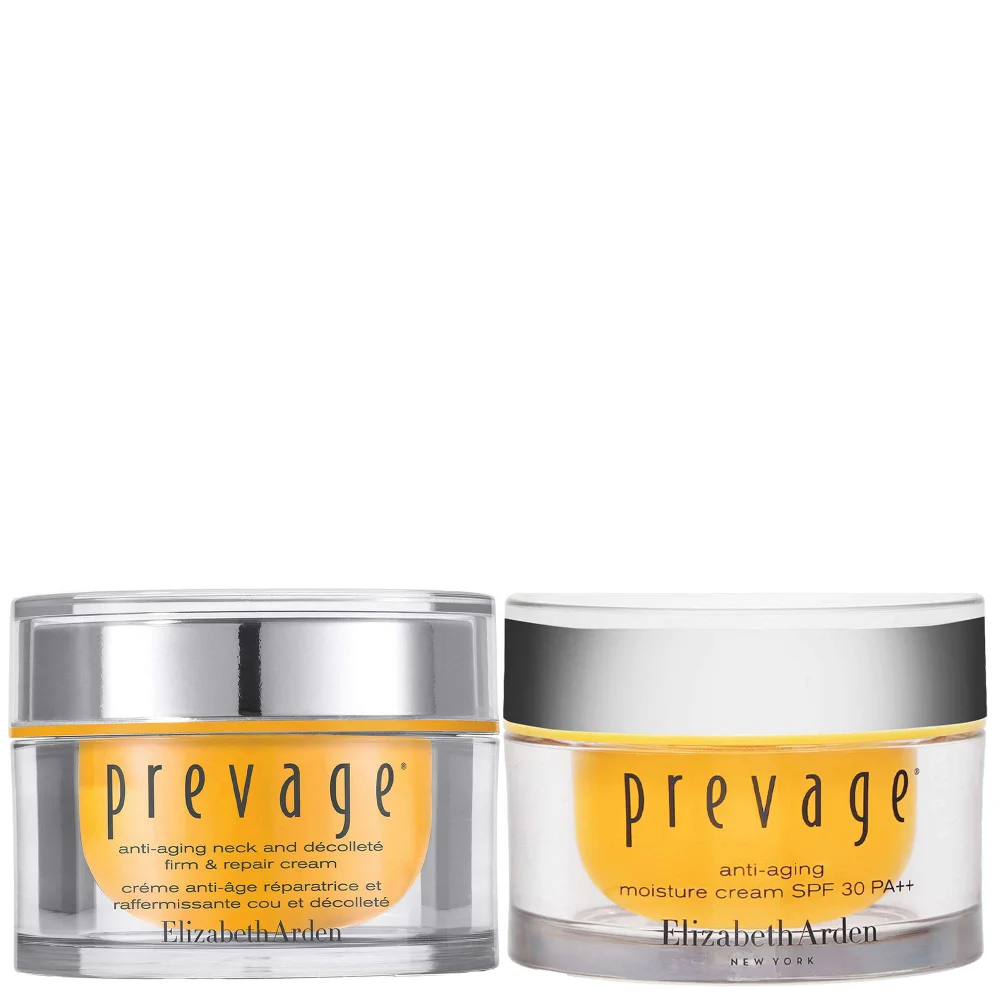 Elizabeth Arden Duo: Prevage Neck & Décolleté Lift & Firm Cream 50ml & Moisture Cream SPF30 50ml Image 1