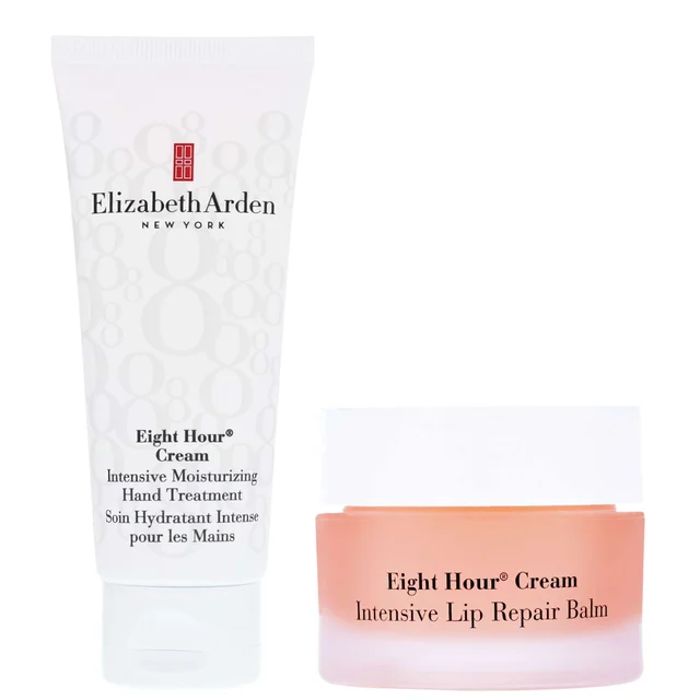 Elizabeth Arden Bundles Duo: Eight Hour Cream Intensive Moisturising Hand Treatment 75ml & Repair Lip Balm 11.6ml