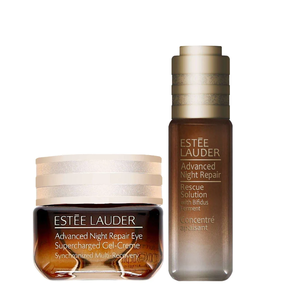 Estée Lauder Duo: Advanced Night Repair Gel-Creme Multi-Recovery Eye Cream 15ml & Rescue Solution Serum 20ml Image 1