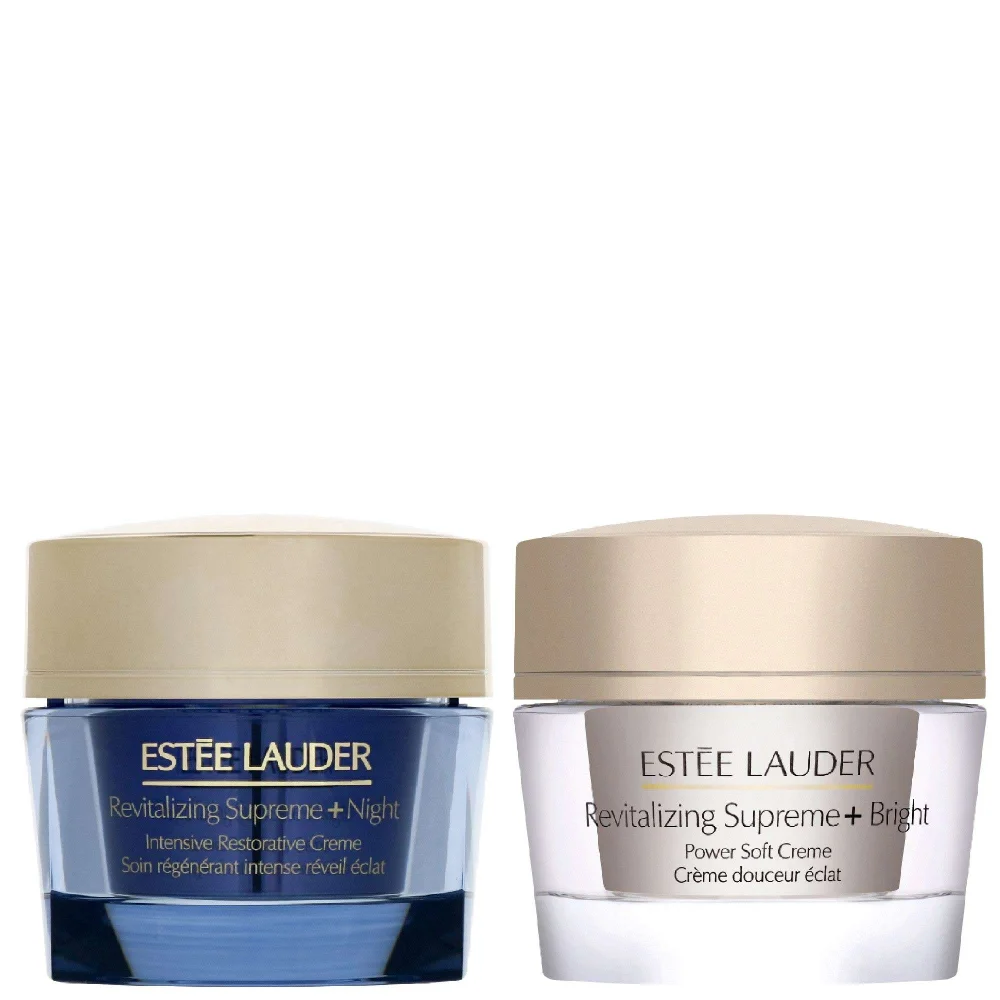 Estée Lauder Bundles Duo: Revitalizing Supreme+ Night Intensive Restorative Creme 50ml & Bright Power Soft Crème 50ml Image 1