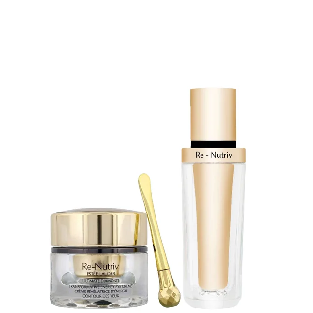 Estée Lauder Duo: Re-Nutriv Ultimate Diamond Eye Creme 15ml & Transformative Brilliance Serum 30ml