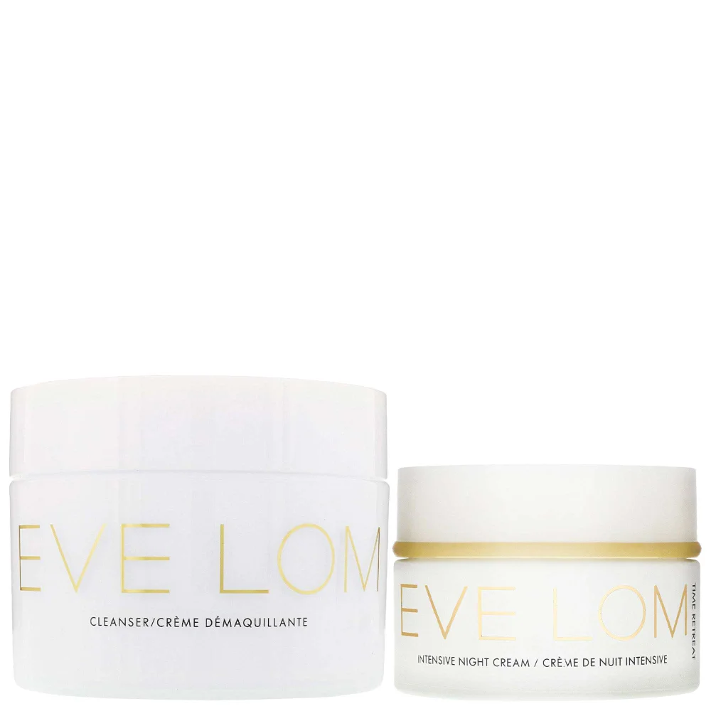 EVE LOM Duo: Cleanser All Skin Types 200ml & Intensive Night Cream 50ml Image 1