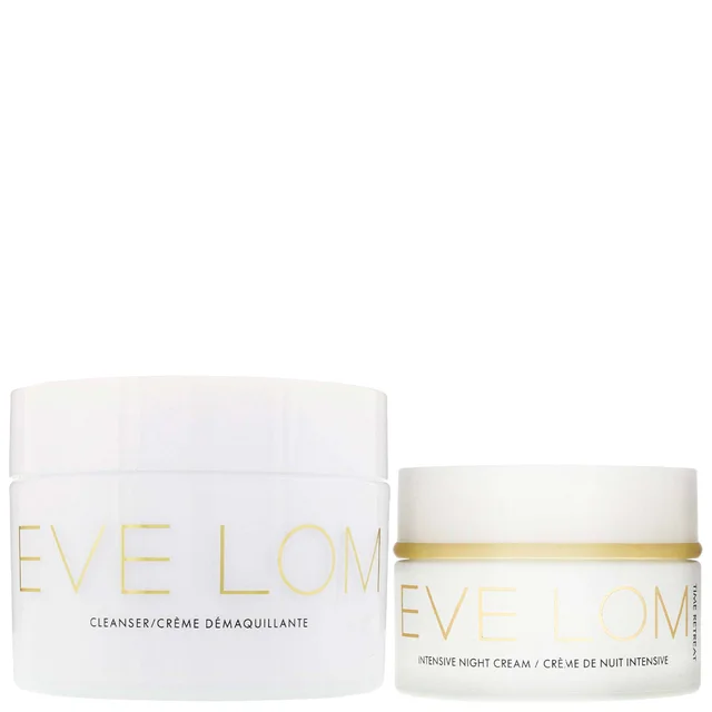EVE LOM Duo: Cleanser All Skin Types 200ml & Intensive Night Cream 50ml