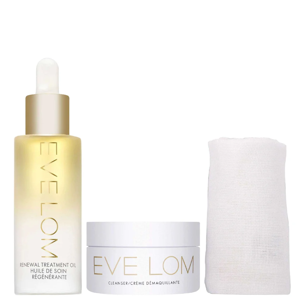 EVE LOM Duo: Renewal Treatment Oil 30ml & Cleanser All Skin Types 50ml Image 1