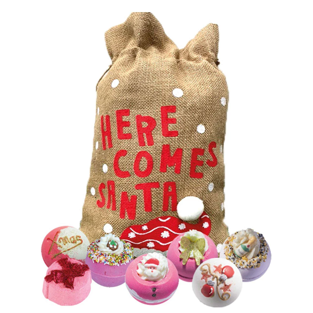 Bomb Cosmetics Gift Packs Here Comes Santa Sack Image 1
