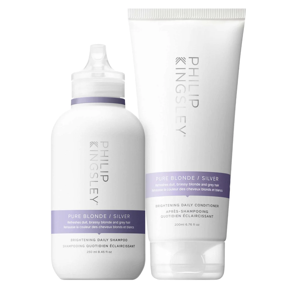 Philip Kingsley Kits Pure Blonde/Silver Shampoo 250ml & Conditioner 200ml Duo (Worth £56.00) Image 1