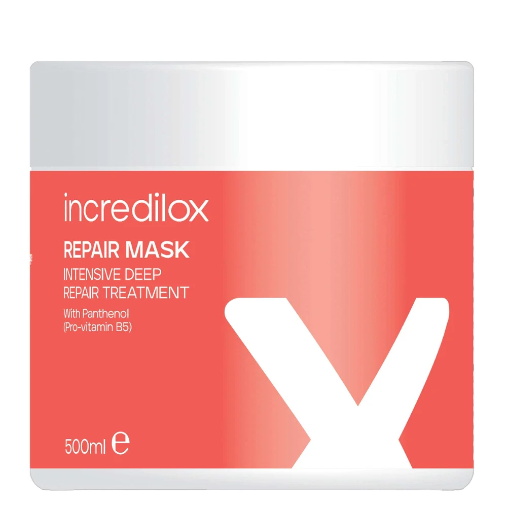 Incredilox Hair Treatments Intensive Deep Repair Treatment Mask with Panthenol for Damaged Hair 500ml Image 1
