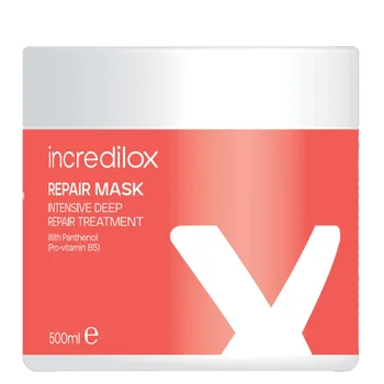Incredilox Hair Treatments Intensive Deep Repair Treatment Mask with Panthenol for Damaged Hair 500ml