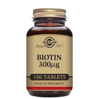 Solgar Biotin 300µg Tablets x 100