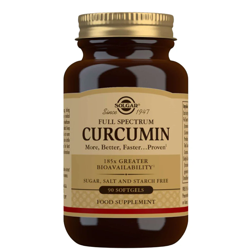 Solgar Antioxidants Full Spectrum Curcumin 185x Softgels x 90 Image 1