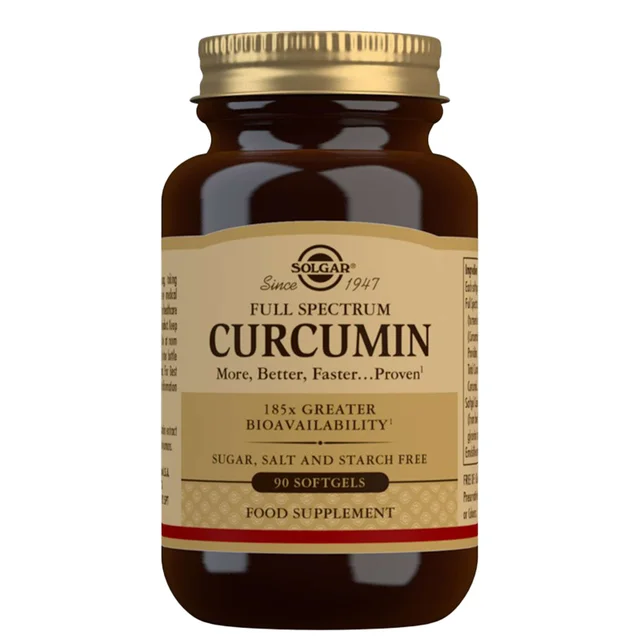 Solgar Antioxidants Full Spectrum Curcumin 185x Softgels x 90