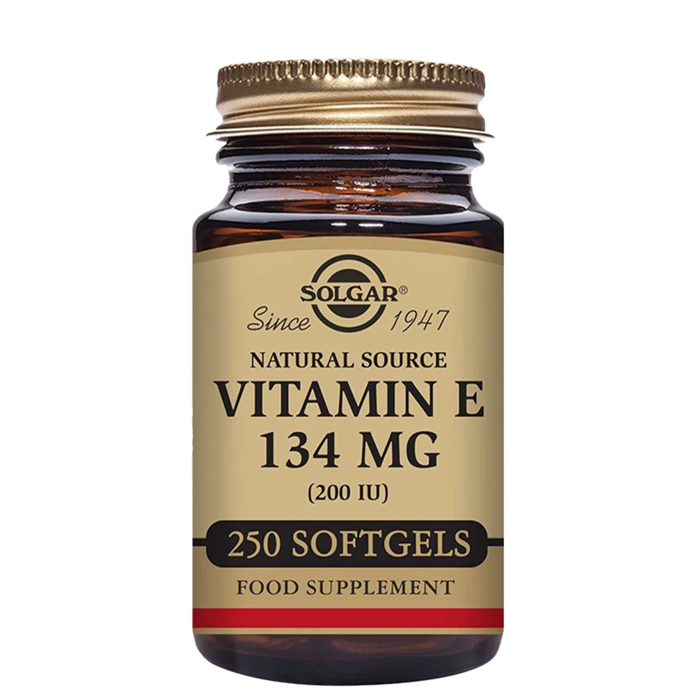 Solgar Natural Source Vitamin E 134mg (200 IU) Softgels x 250 Image 1