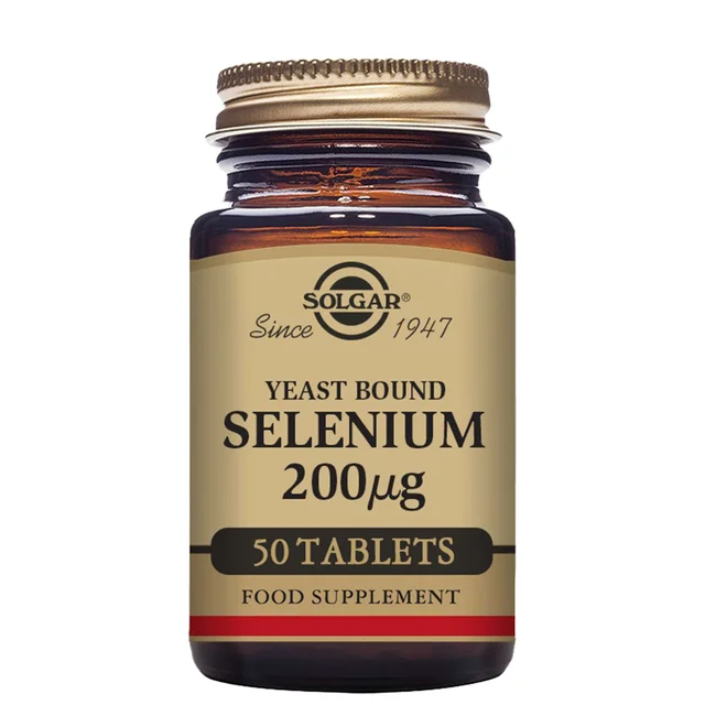 Solgar Minerals Yeast Bound Selenium 200µg Tablets x  50