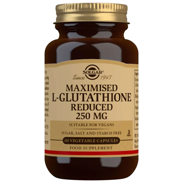 Solgar Antioxidants Maximised L-Glutathione Reduced 250mg Vegetable Capsules x 60