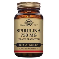 Solgar Specialty Spirulina 750mg Capsules x 80
