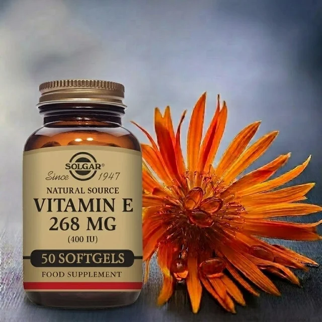 Solgar Natural Source Vitamin E 268mg (400 IU) Vegetable Softgels x 50