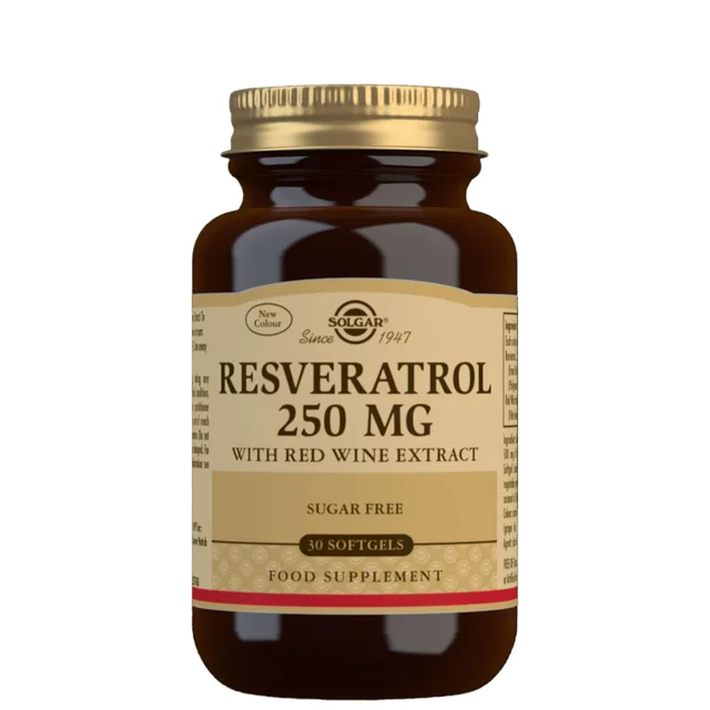 Solgar Antioxidants Resveratrol 250mg Softgels x 30