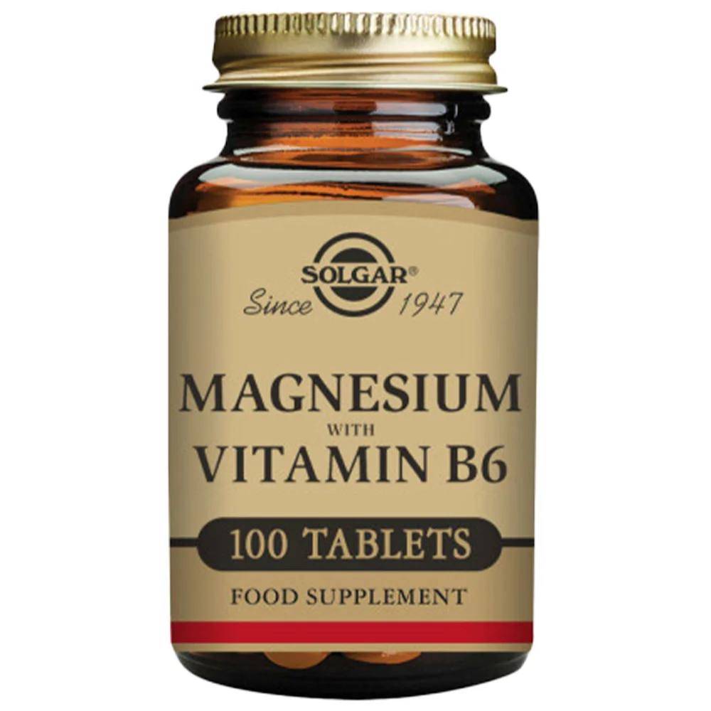 Solgar Minerals Magnesium with Vitamin B6 Tablets x 100 Image 1