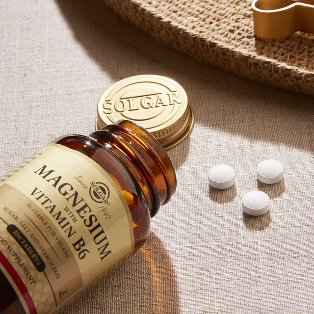 Solgar Magnesium with Vitamin B6 Tablets x 100