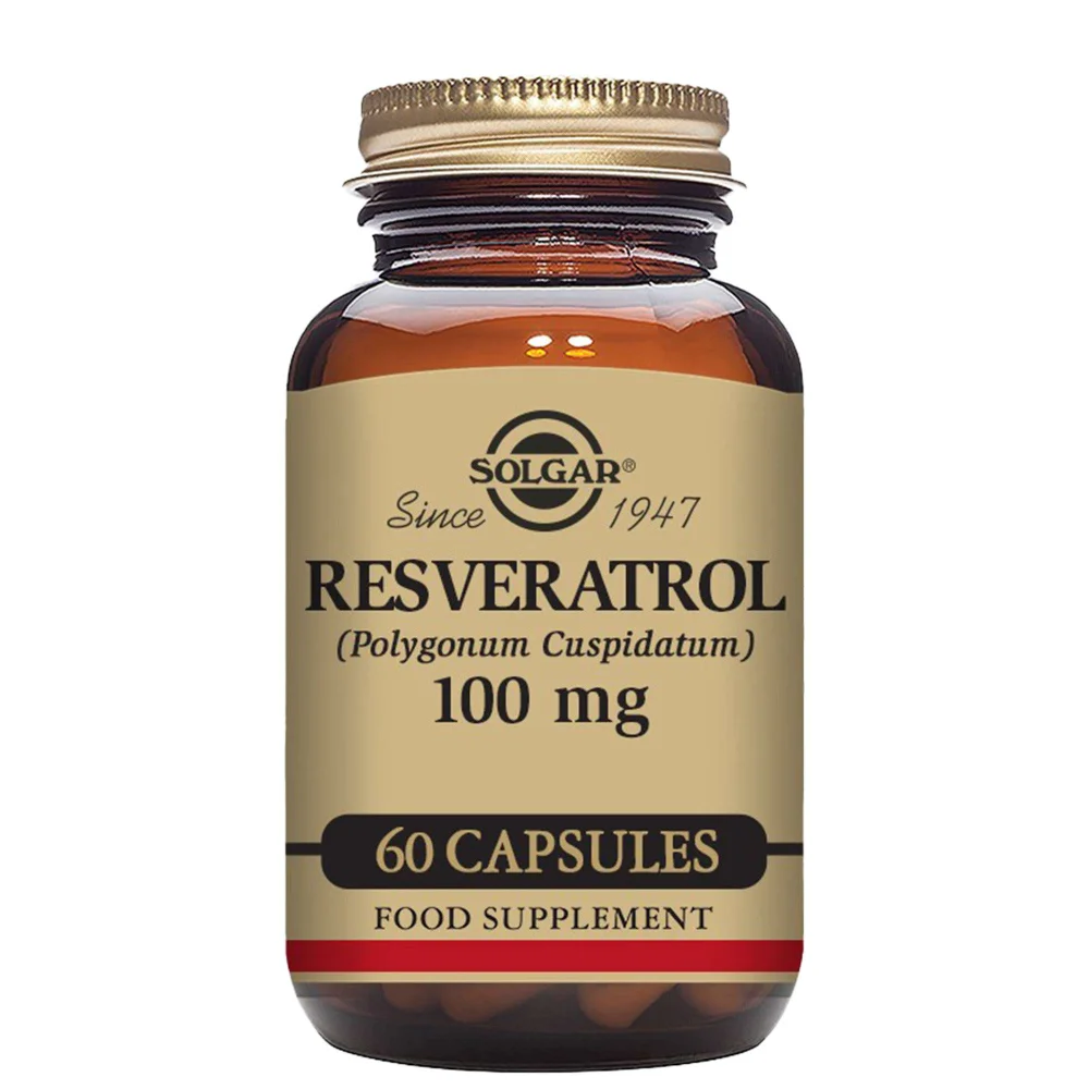 Solgar Antioxidants Resveratrol 100mg Vegetable Capsules x 60 Image 1