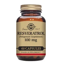 Solgar Antioxidants Resveratrol 100mg Vegetable Capsules x 60 - undefined undefined
