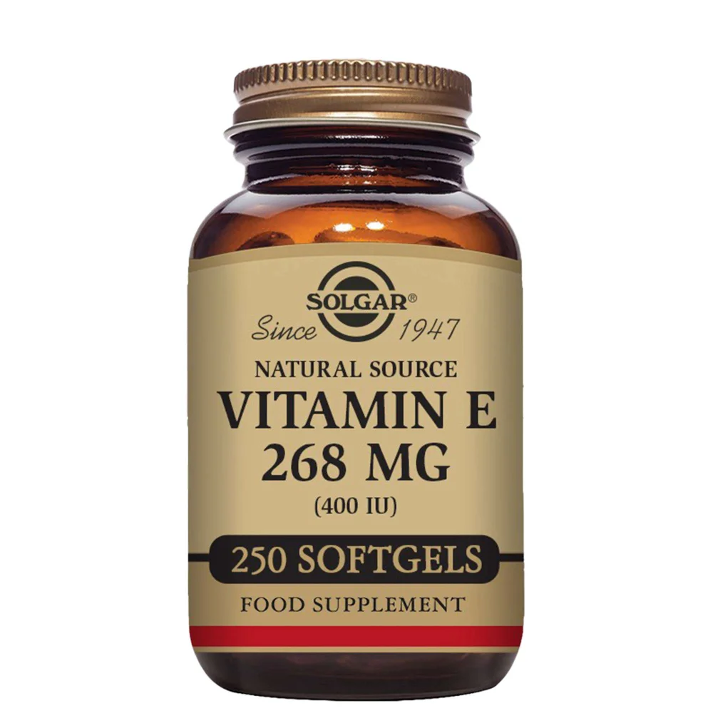 Solgar Natural Source Vitamin E 268mg (400 IU) Softgels x 250 Image 1