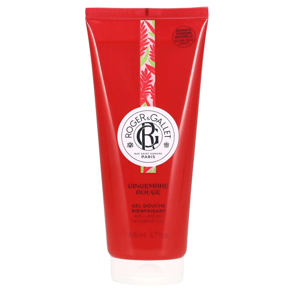 Roger & Gallet Gingembre Rouge Wellbeing Shower Gel 200ml Image 1