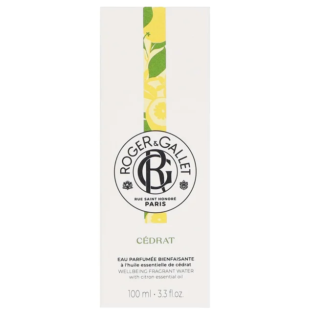 Roger & Gallet Cédrat Wellbeing Fragrant Water 100ml