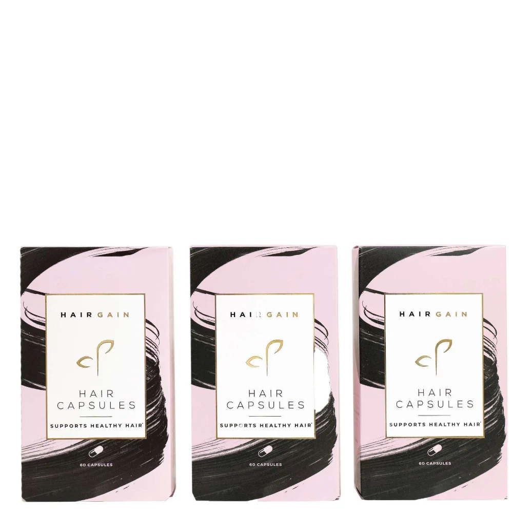 Hair Gain Hair Capsules Trio - 3 Month Supply x 180 Capsules Image 1