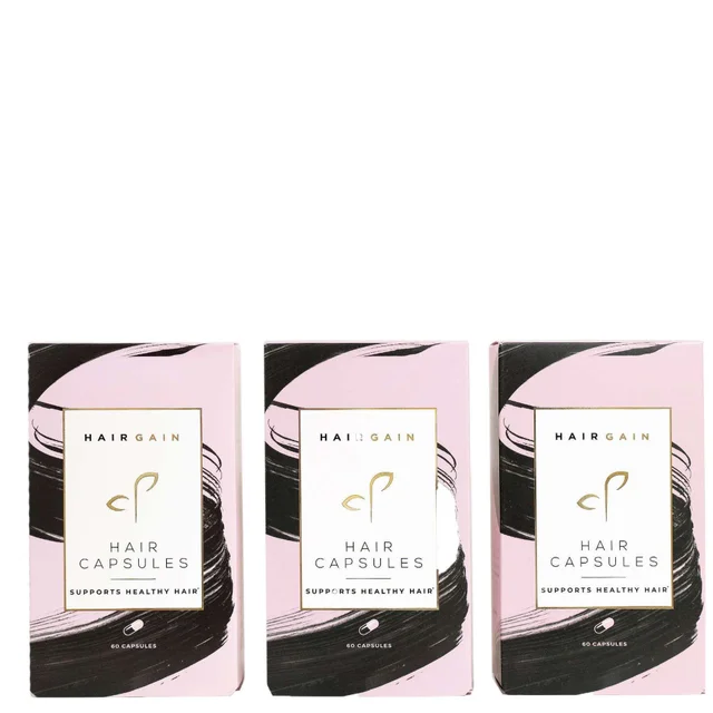 Hair Gain Hair Capsules Trio - 3 Month Supply x 180 Capsules