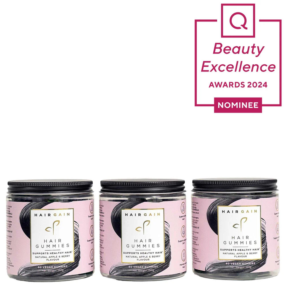 Hair Gain Gummies Trio - 3 Month Supply x 180 Gummies Image 1