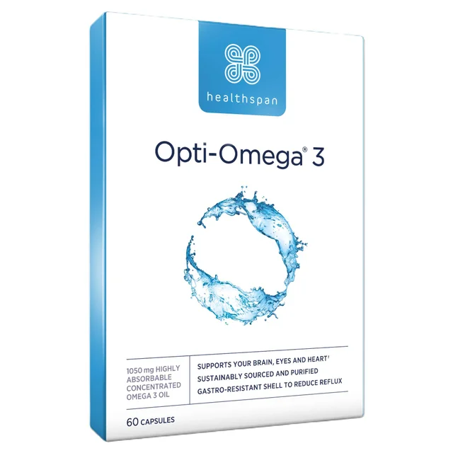 Healthspan Omega 3 Opti−Omega® 3 Capsules x 60