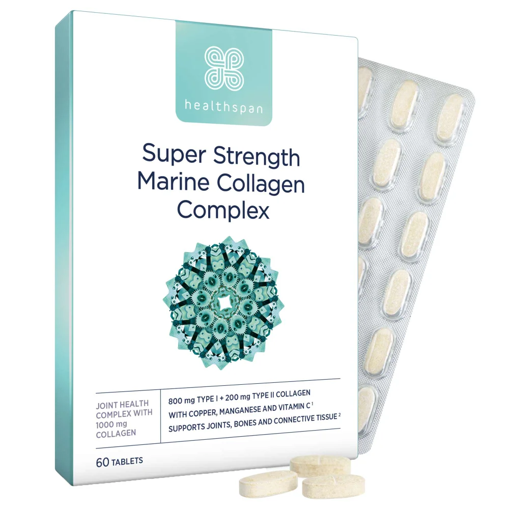 Healthspan Super Strength Marine Collagen Complex Tablets x 60 Image 1
