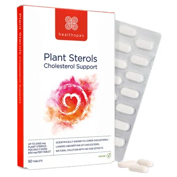 Healthspan Vitamins & Supplements Plant Sterols Cholesterol Support Tablets x 90